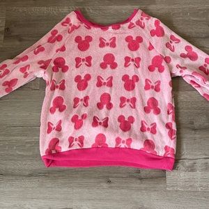 Pink Minnie Mouse sleepwear